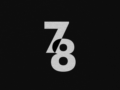 Playing with numbers black canvas futura minimal numbers texture white