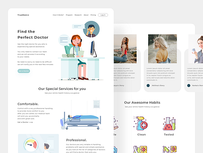 Find the Perfect Doctor ui ui design uidesign uiux ux web web design webdesign website website design