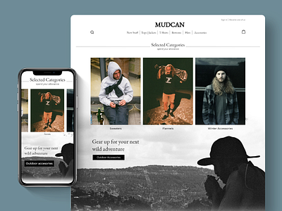 MUDCAN e-commerce website