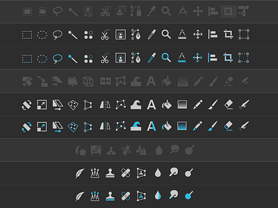 Redesigning GIMP's toolbar icons: A GUI study gimp graphical user interface gui icons redesign the gimp toolbar