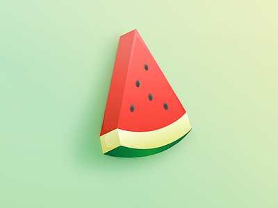 Vector Watermelon fruit illustration vector watermelon