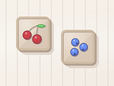 Two Random Berries Icons