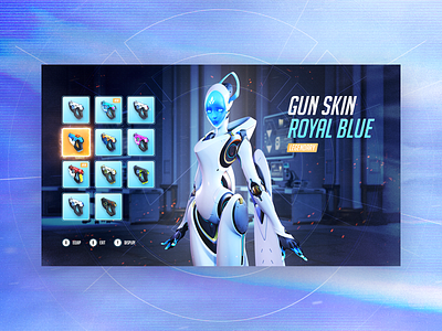 Overwatch Inventory - Concept game inventory overwatch ui videogame