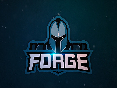 Forge Esports Logo branding esport forge gaming graphic illustration logo mascot warrior