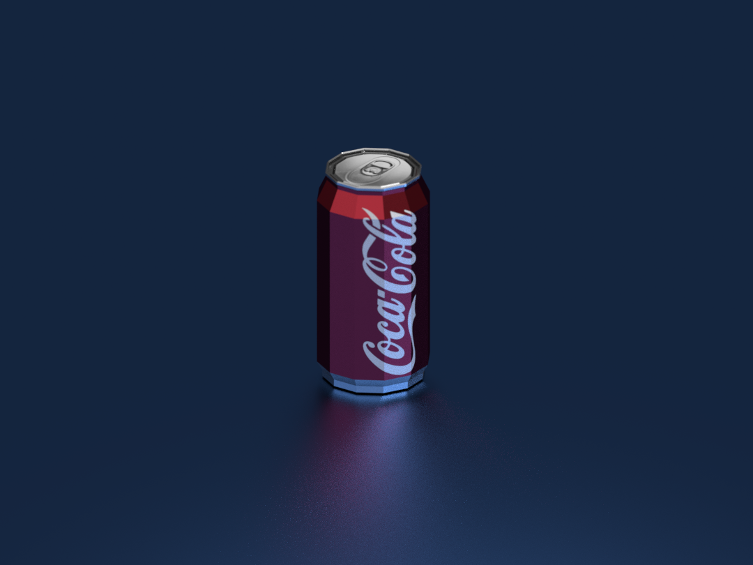 Low Poly Coca-Cola by Jaba Mataro on Dribbble