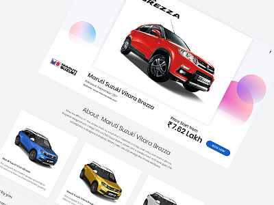 Maruti Brezza Landing Page