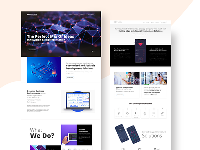 Technology Hub adobe xd creative design web design webdesign website