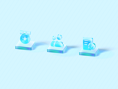 Hazy Icon 3d icon c4d collect hazy icon icon medal ui