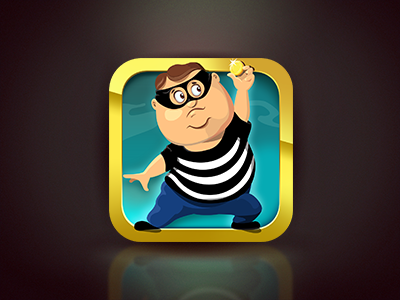 App Icon Design - for Daddy Was A Thief app design app icon icon mobile game