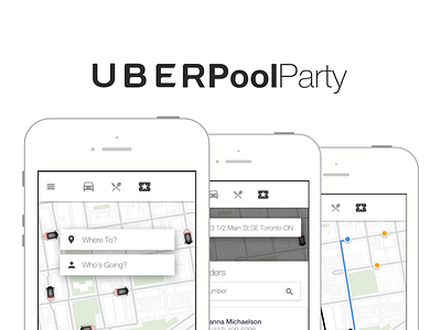 UberPoolParty - (Proposal) app change modification uber uber driver uber rider