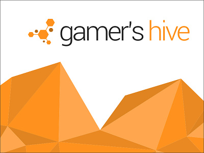 Gamer's Hive New Identity gamers hive gaming hexagons orange