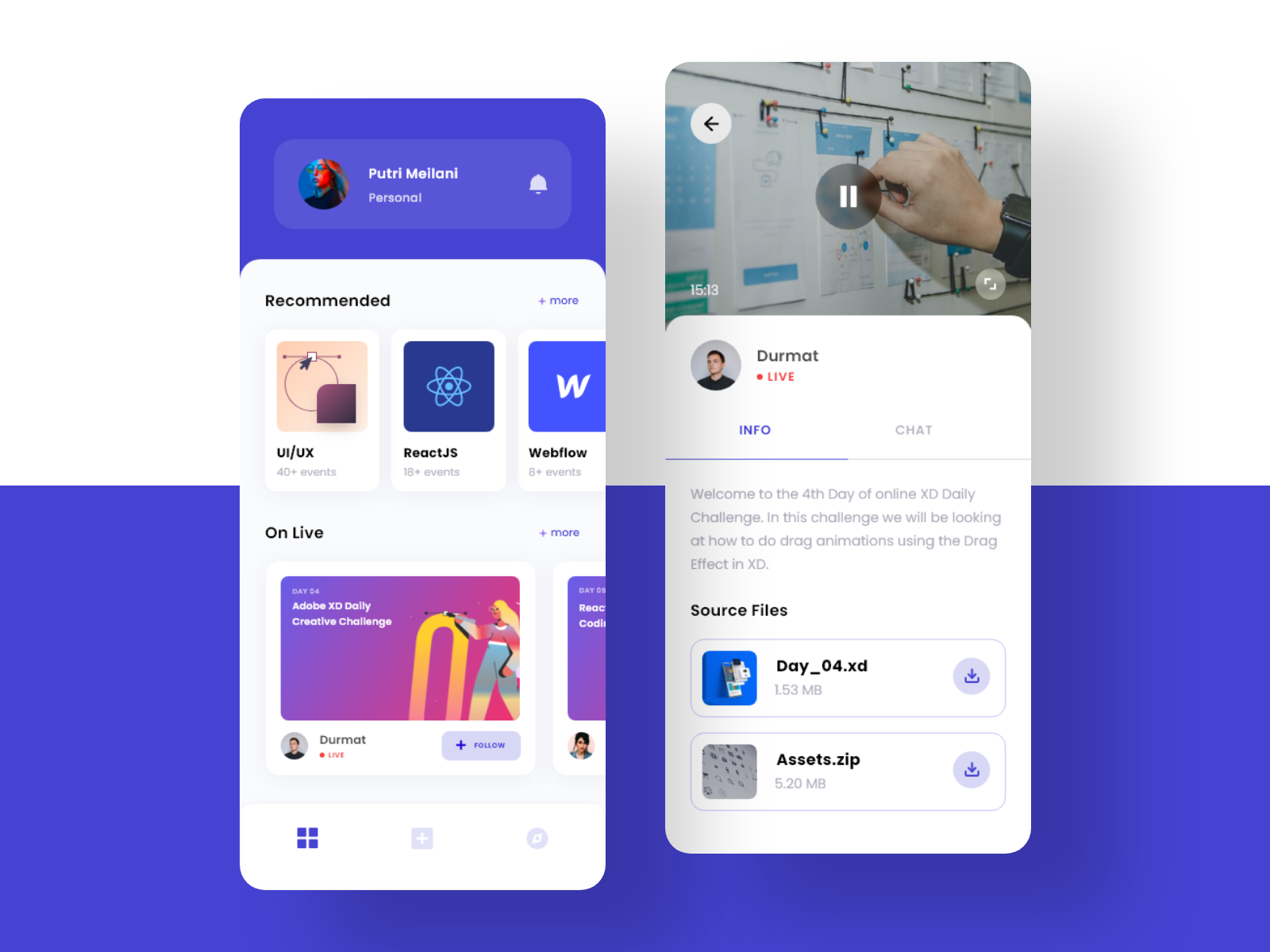 Event App by Deni Andreawan Kusuma on Dribbble