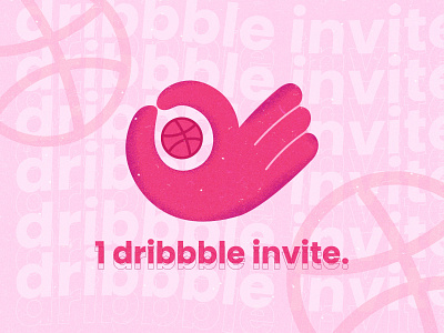 DRIBBBLE INVITE adobe illustrator dribbble dribbble invite illustration illustrator