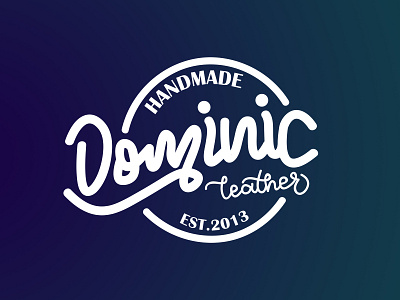 Dominic font ilustrasi lettering logo logo 3d logodaily logotype