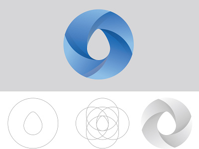 drop and circle logo logo 3d logo branding logo daily logo decorative logo branding logo ilustration logo of the day