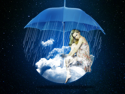 rain in the sky concept consept art digital art digital imaging digital painting photoshop art rain
