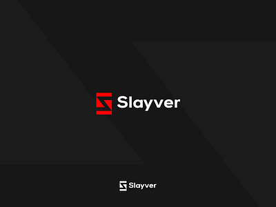 Slayver - esport website brand identity branding color creative design esport game gaming identity letter logo logo design mark minimal monogram negative space red simple vector website