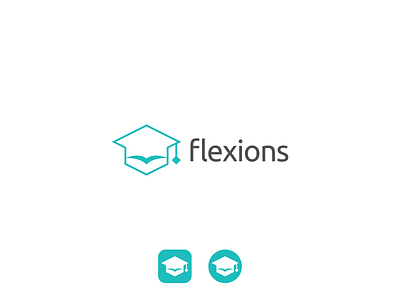 Flexions approved logo app bird brand identity branding creative design e learning flexible graduation hat icon identity learning logo logo design mark mobile remote symbol vector website