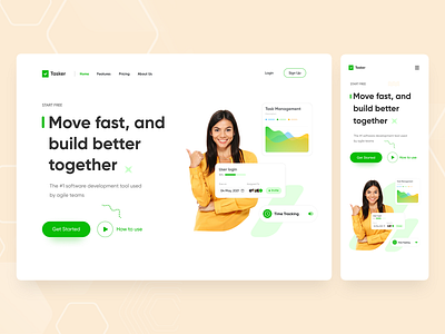 Task Management Saas Landing Page