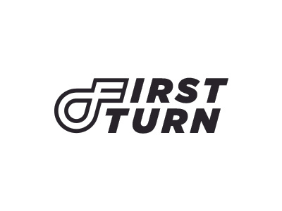 First Turn Logo design first logo mark truck trucking turn