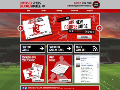 Drfc Education doncaster web design