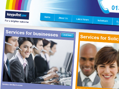 Keypoint Services Page doncaster web design