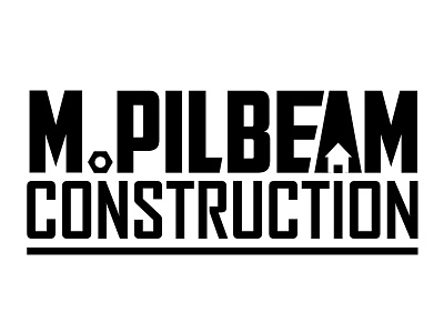 Pilbeam mono logo with spacing altered design logo