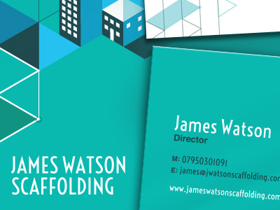 JWS Scaffolding business cards