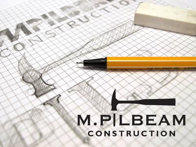 Pilbeam Logo Concept 2 branding concept design doncaster logo logo design