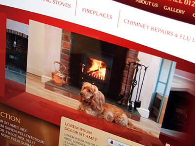 Viking Stoves Website doncaster fire home warm web web design website