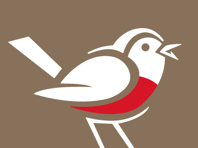 Robin bird branding design doncaster logo logo design robin