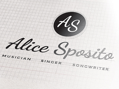 Logo Design branding graphic design illustration music logo musician singer songwriter web design