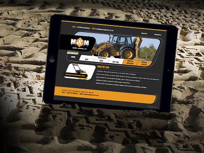 M&M Plant beach construction ipad plant equipment yellow