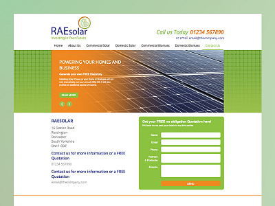 Website Design doncaster energy environment green renewable renewable energy solar solar energy solar panel solar power web website