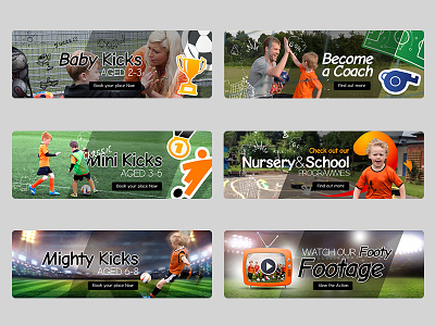 Mini Kicks | Application | Web Banners