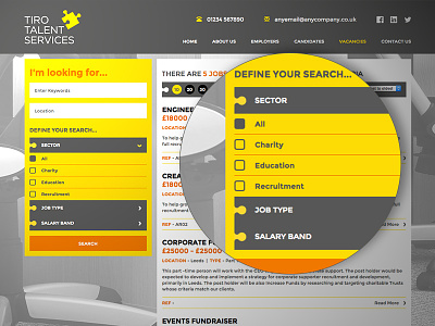 Tiro Talents | Vacancies bespoke broadbean integration recruitment web web design web development website.