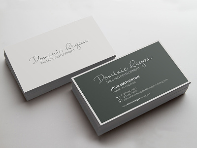 Dominic Regan Training | Business Card | Print business card design print stationery
