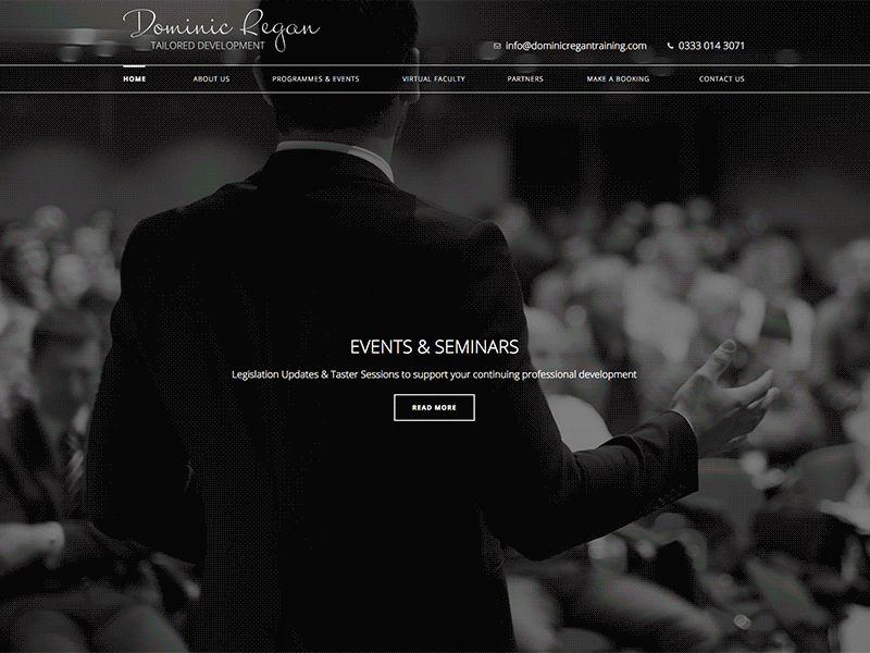 Dominic Regan Training | Animation | Web Design animation bespoke web web banners web design web development website