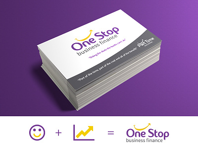 One Stop Business Finance | Business Card | Print branding business business card design logo print