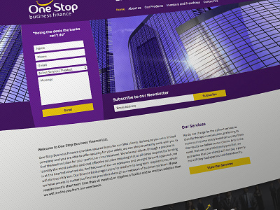 One Stop Business Finance | Web Design | Web Development bespoke business mobile friendly responsive web web design web development website
