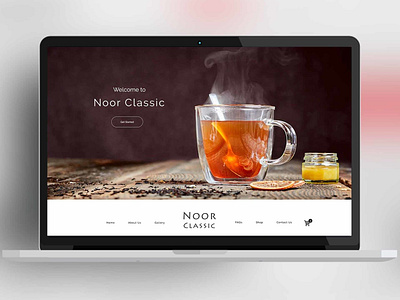 Tea website branding design ui ux web