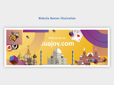 Juajoy.com banner illustration website website design