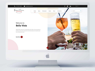 Bella Vista (Website design) design ui ux web website website design