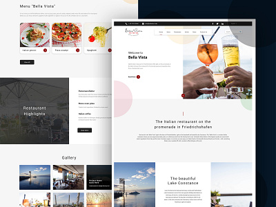 Bella Vista website design ui ux web website website design wordpress