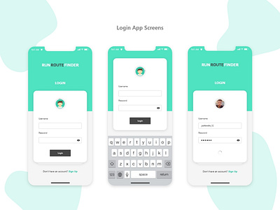 Login App Screens