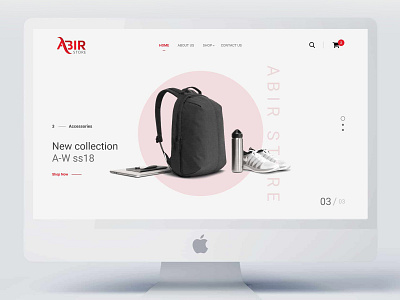 Abir Store website design app app profile business design illustration logo mobile app ui ui ux design ux web website website design