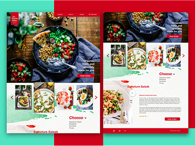 The Green Olive - restaurant web concept branding concept dayliui design food foodporn logo redesign responsive layout restaurant uidesign uipractice uiuxdesign ux design web