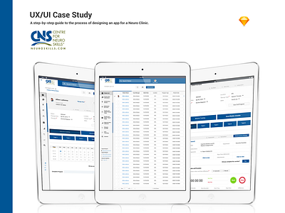 Clinical Notes UXUI - Case of Study clininc design design app tablet app therapy uidesign user interface design uxdesign