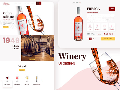 Winery UI design