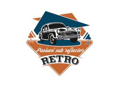 Retro Car Logo design illustration logo